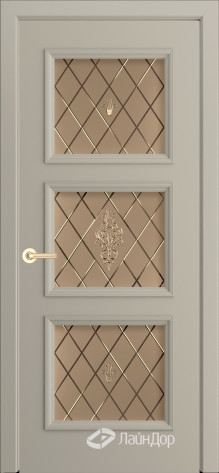 ЛайнДор Межкомнатная дверь Грация-1 Б7 ДО Лилия, арт. 10203
