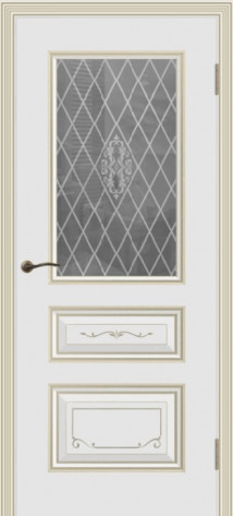 Cordondoor Межкомнатная дверь Трио В2 ПО Узор 1, арт. 10700