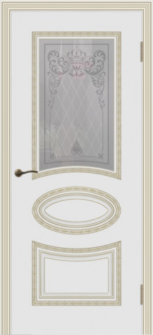 Cordondoor Межкомнатная дверь Ария Корона В1 ПО Узор 2, арт. 10893