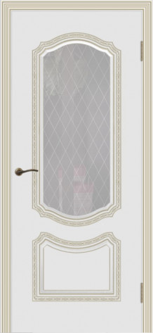 Cordondoor Межкомнатная дверь Соло Корона В1 ПО Узор 1, арт. 10904
