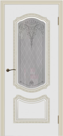 Cordondoor Межкомнатная дверь Соло Корона В1 ПО Узор 2, арт. 10905
