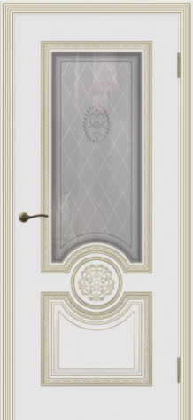 Cordondoor Межкомнатная дверь Гамма Корона В1 ПО Узор 2, арт. 10910
