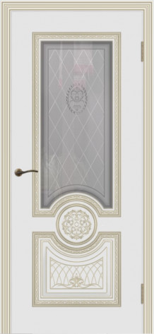 Cordondoor Межкомнатная дверь Гамма Корона В3 ПО Узор 2, арт. 10912