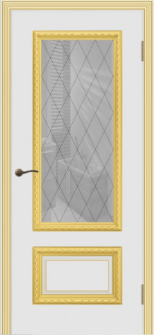 Cordondoor Межкомнатная дверь Дуэт R В1 ПО Узор 10, арт. 10921