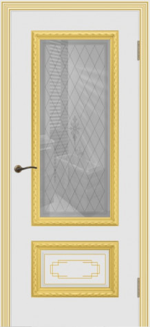 Cordondoor Межкомнатная дверь Дуэт R В2 ПО Узор 1, арт. 10923