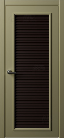 Dream Doors Межкомнатная дверь Жалюзийная 1 (двухцветная), арт. 5537