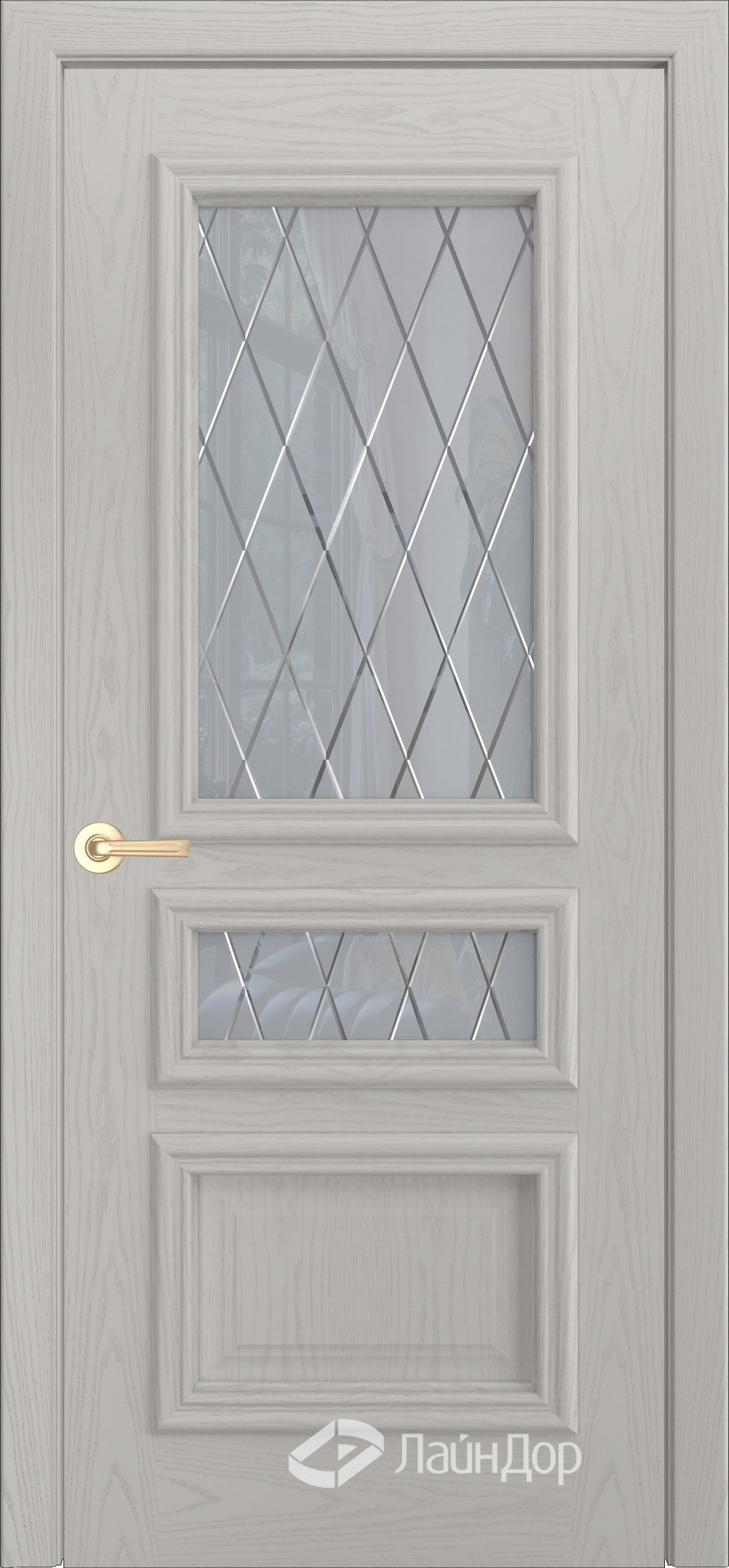 ЛайнДор Межкомнатная дверь Агата ПО Лондон, арт. 10109 - фото №1