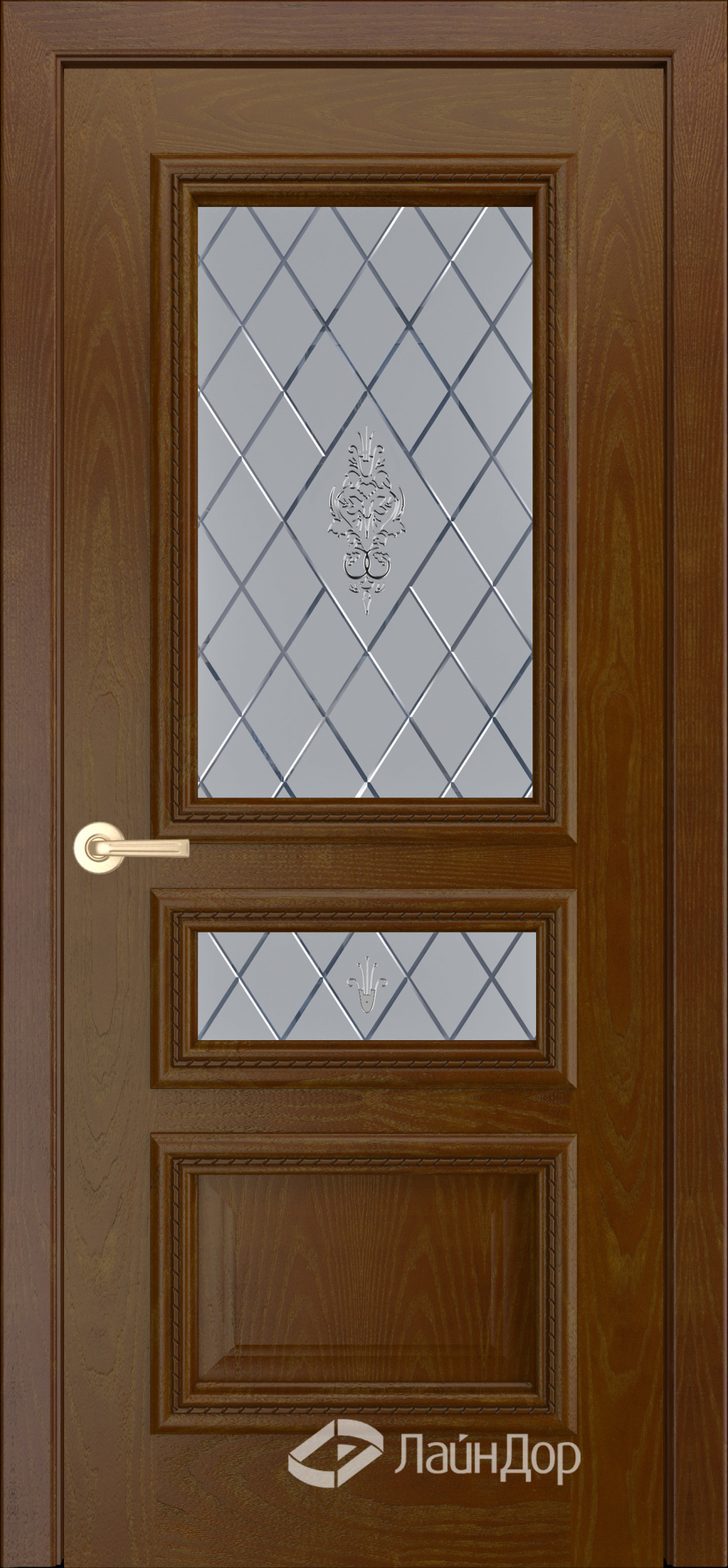 ЛайнДор Межкомнатная дверь Виолетта-Д Б006 ПО Лондон, арт. 10123 - фото №4