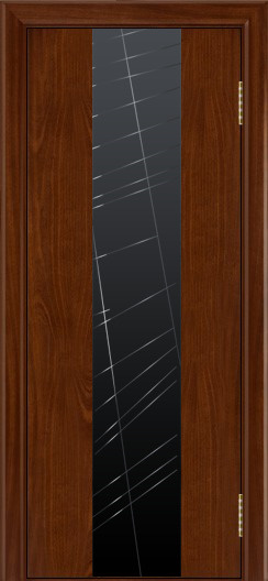 ЛайнДор Межкомнатная дверь Камелия К4 Графит, арт. 10273 - фото №2