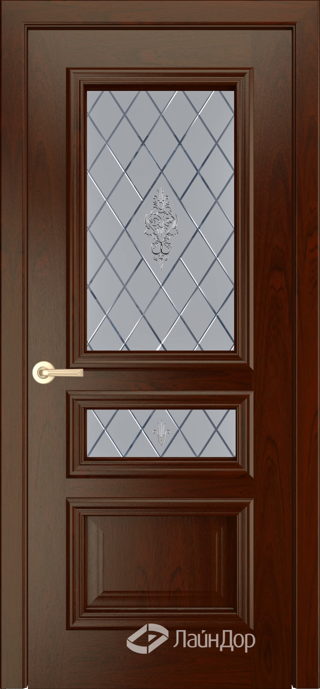 ЛайнДор Межкомнатная дверь Агата ПО Лилия, арт. 10312 - фото №1