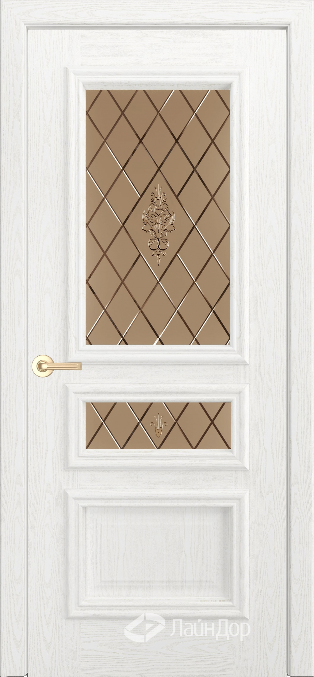 ЛайнДор Межкомнатная дверь Агата ПО Лилия, арт. 10312 - фото №2