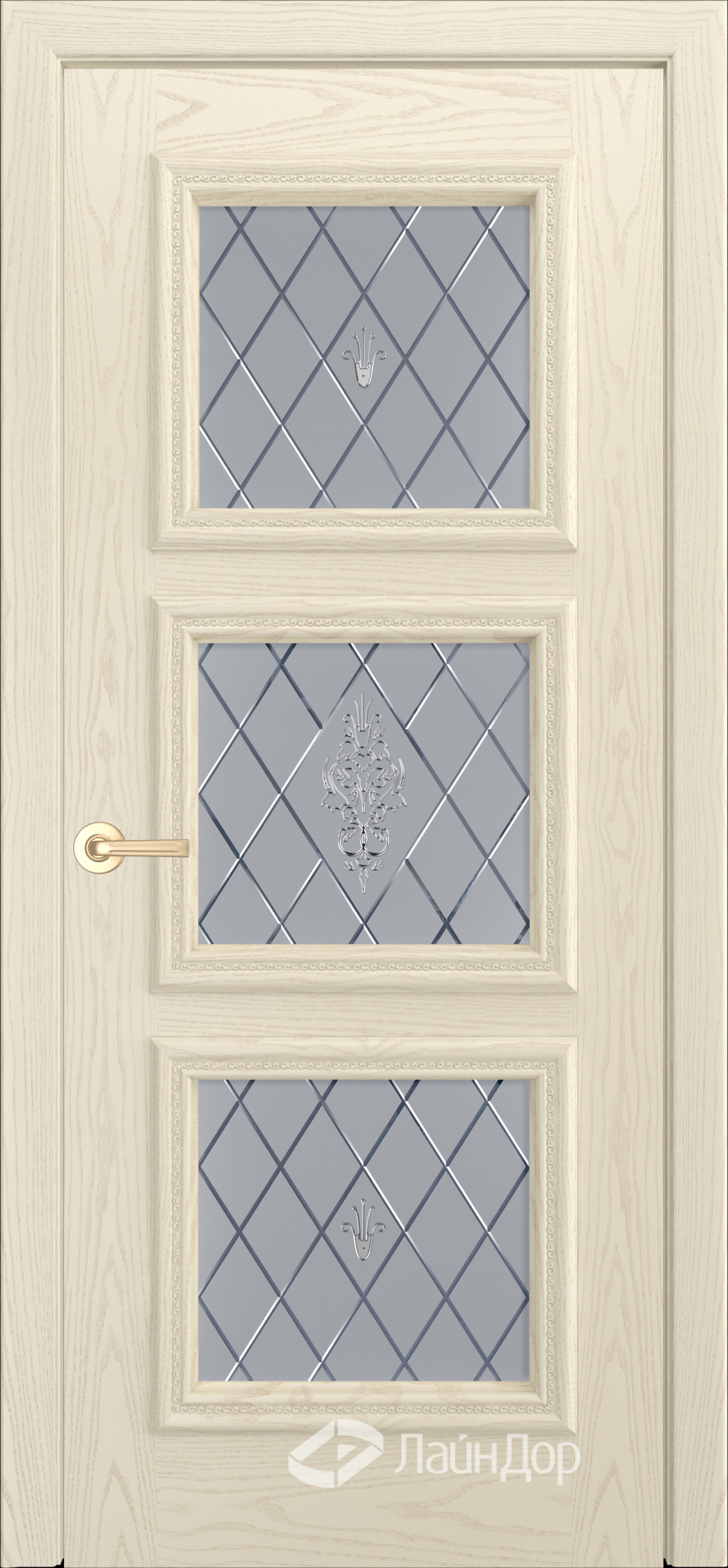 ЛайнДор Межкомнатная дверь Грация-Д Б009 ПО Лилия, арт. 10352 - фото №1