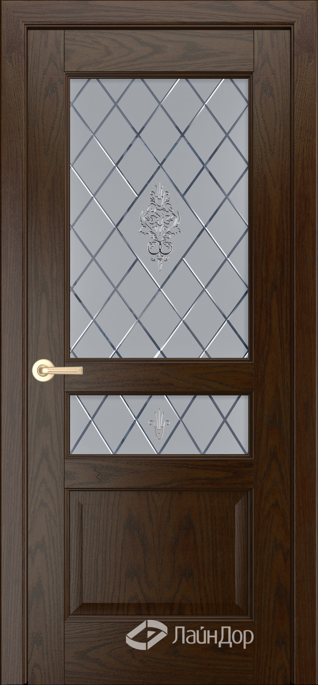 ЛайнДор Межкомнатная дверь Калина-К ПО Лилия, арт. 10355 - фото №1