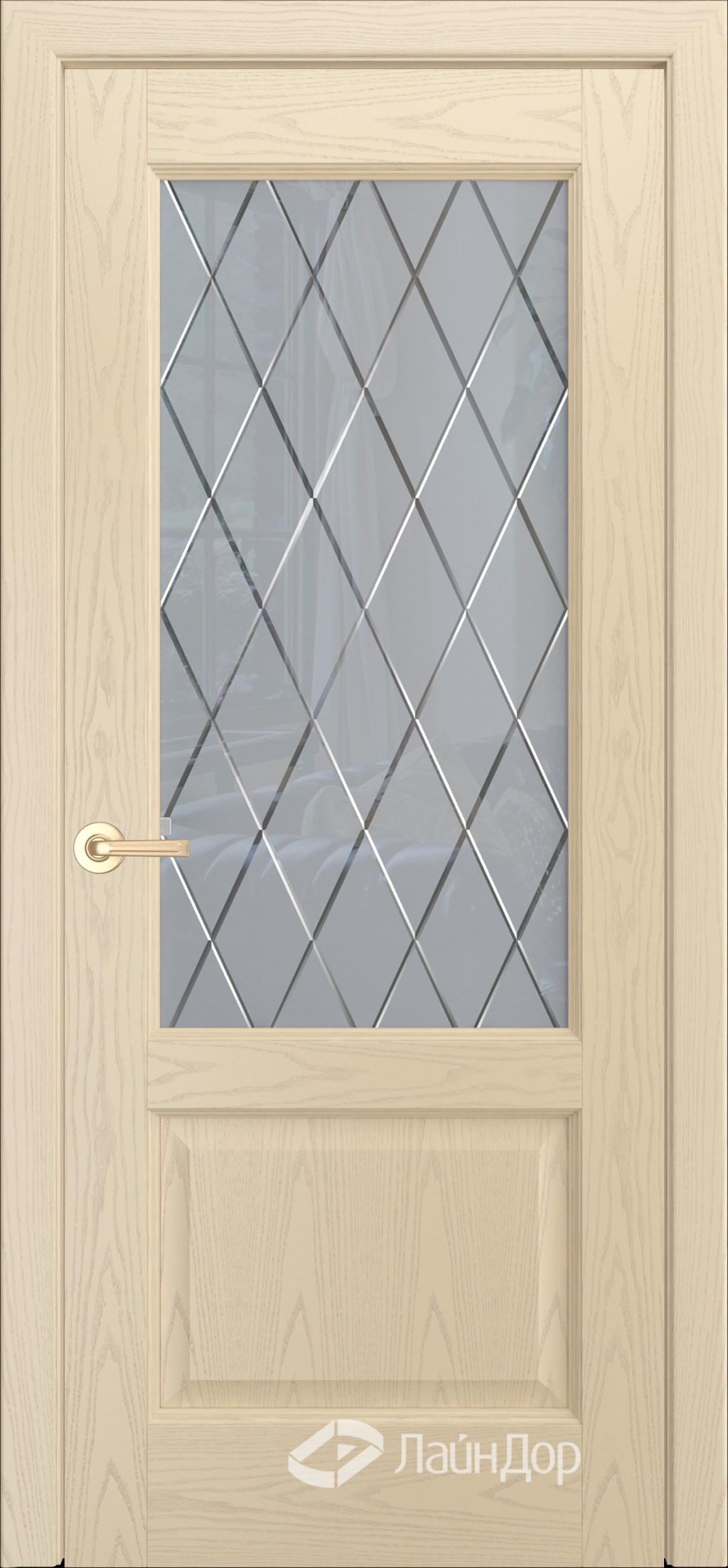 ЛайнДор Межкомнатная дверь Кантри-К ПО Лондон, арт. 10360 - фото №1