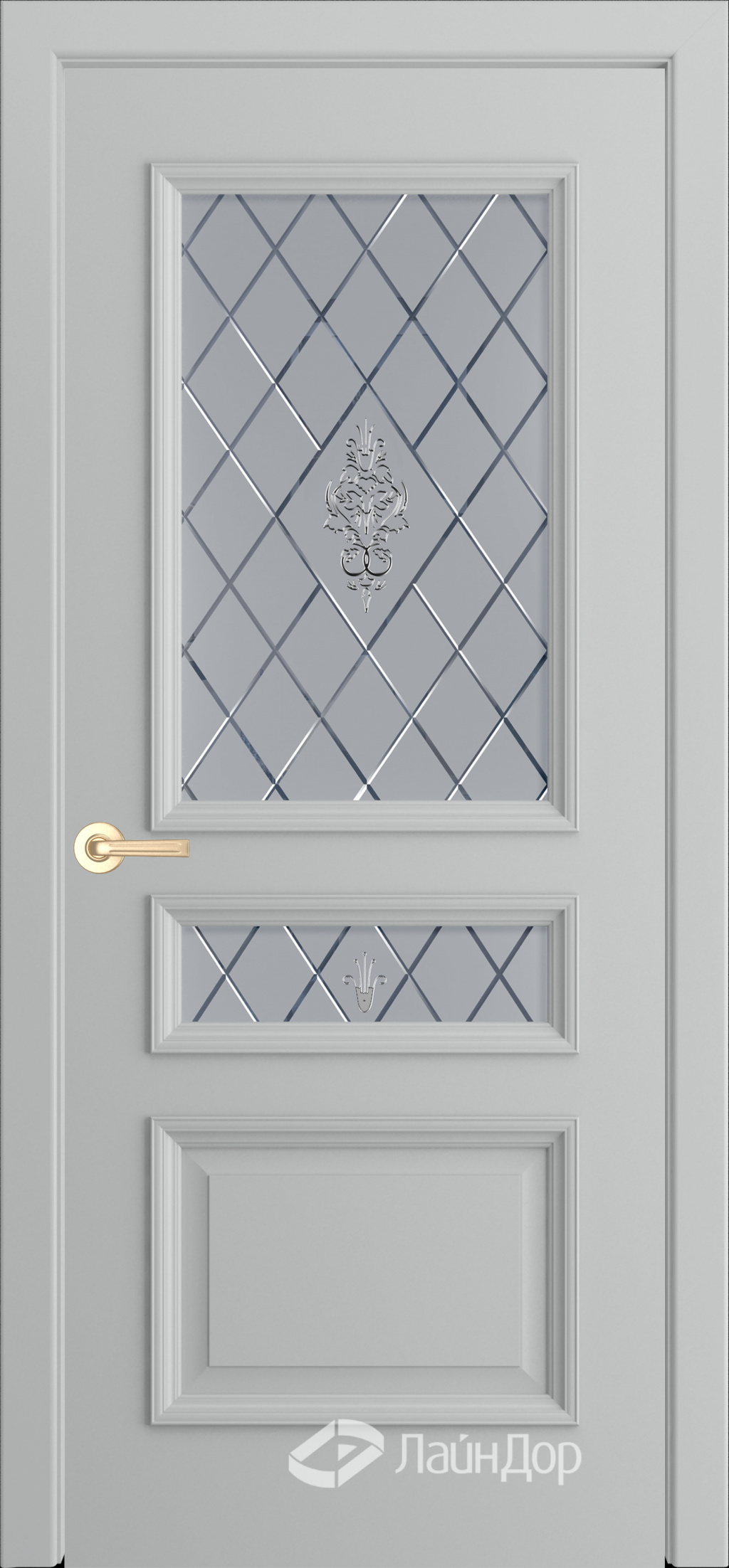 ЛайнДор Межкомнатная дверь Калина Б7 ДО Лилия, арт. 10401 - фото №1