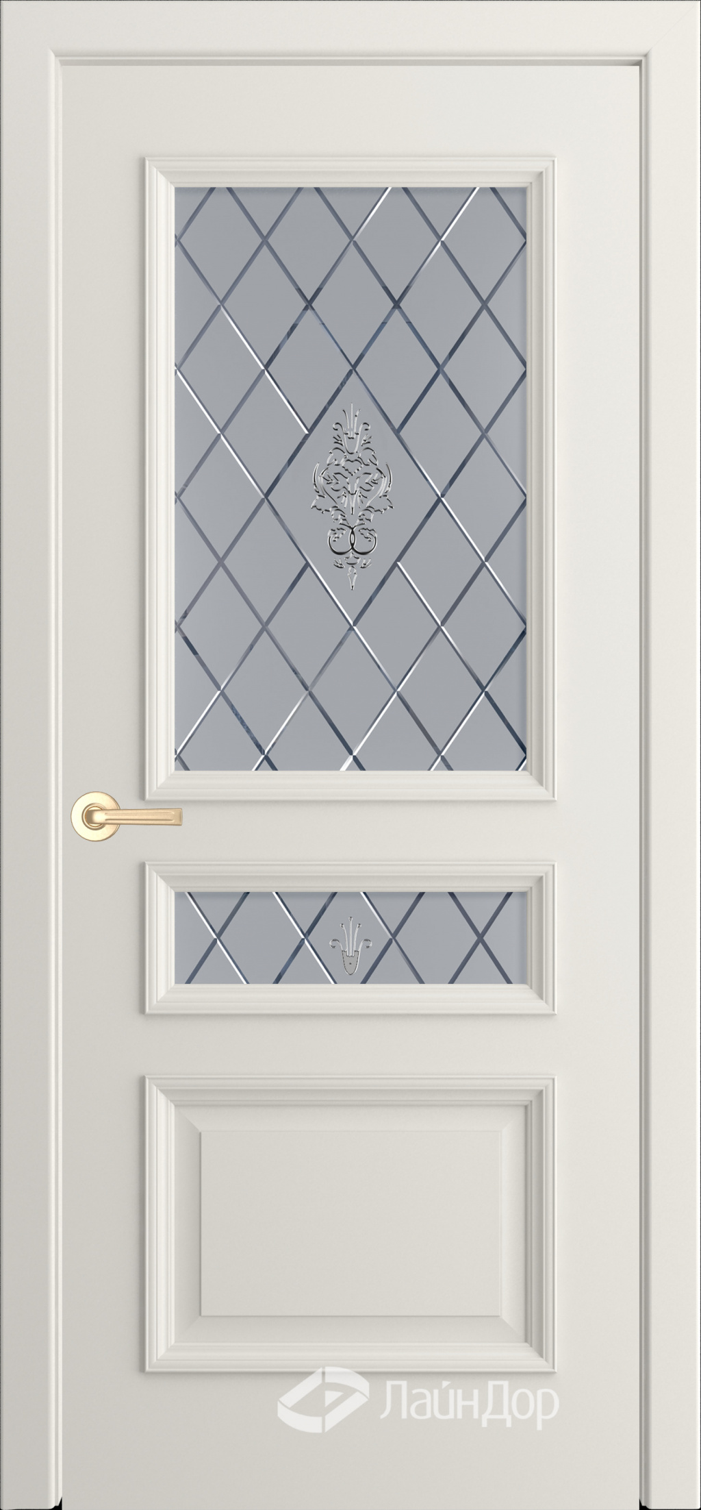 ЛайнДор Межкомнатная дверь Калина Б7 ДО Лилия, арт. 10401 - фото №2