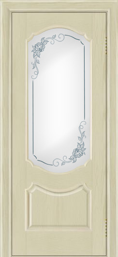 ЛайнДор Межкомнатная дверь Богема ПО 3D Роза, арт. 10477 - фото №3
