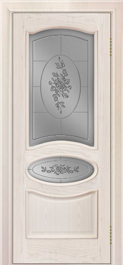 ЛайнДор Межкомнатная дверь Оливия ПО 3D Роза, арт. 10516 - фото №1