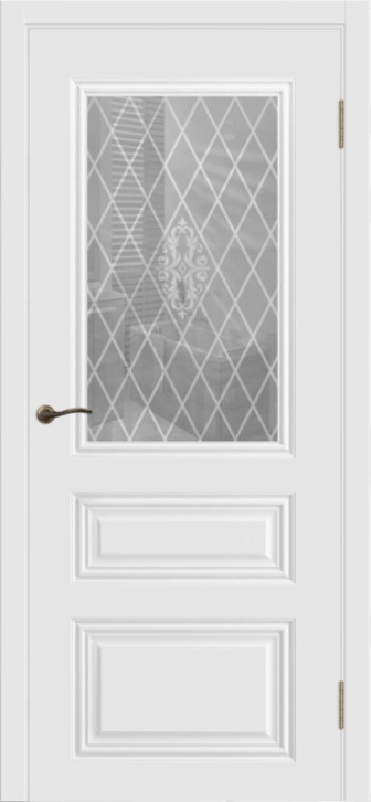 Cordondoor Межкомнатная дверь Трио В1 ПО Узор 1, арт. 10696 - фото №3