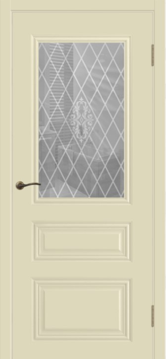 Cordondoor Межкомнатная дверь Трио В1 ПО Узор 1, арт. 10696 - фото №2