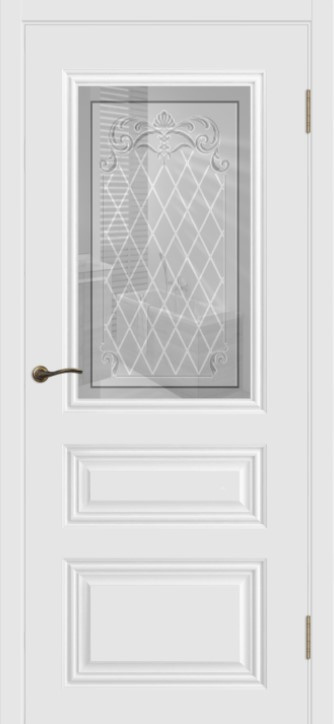 Cordondoor Межкомнатная дверь Трио В1 ПО Узор 3, арт. 10698 - фото №2
