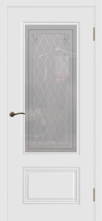 Cordondoor Межкомнатная дверь Аккорд В1 ПО Узор 2, арт. 10705 - фото №2
