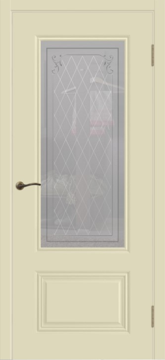 Cordondoor Межкомнатная дверь Аккорд В1 ПО Узор 2, арт. 10705 - фото №1