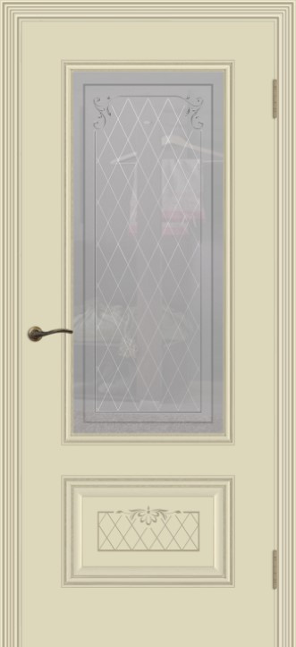 Cordondoor Межкомнатная дверь Аккорд В3 ПО Узор 2, арт. 10713 - фото №1