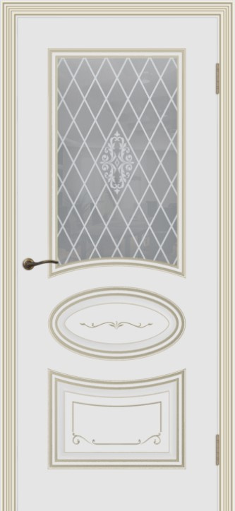 Cordondoor Межкомнатная дверь Ария В2 ПО Узор 1, арт. 10721 - фото №1