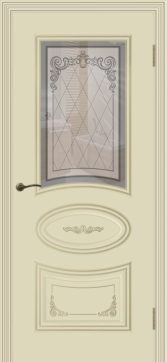 Cordondoor Межкомнатная дверь Ария В3 ПО Узор 3, арт. 10728 - фото №2