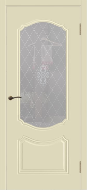 Cordondoor Межкомнатная дверь Соло В1 ПО Узор 1, арт. 10731 - фото №1