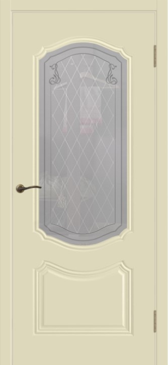 Cordondoor Межкомнатная дверь Соло В1 ПО Узор 2, арт. 10732 - фото №1