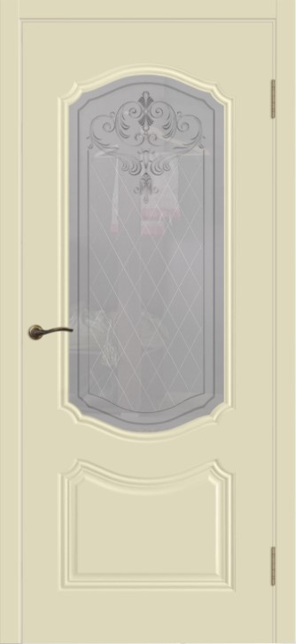 Cordondoor Межкомнатная дверь Соло В1 ПО Узор 4, арт. 10734 - фото №1