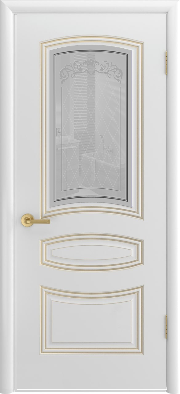 Cordondoor Межкомнатная дверь Соната В1 ПО Узор 3, арт. 10753 - фото №1