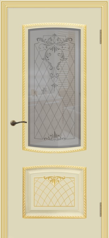Cordondoor Межкомнатная дверь Симфония 2 В3 ПО Узор 2, арт. 10852 - фото №1