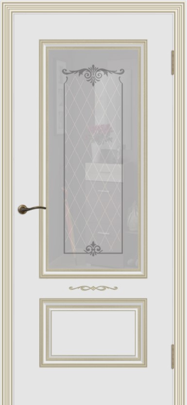 Cordondoor Межкомнатная дверь Аккорд В1 ПО Узор 2, арт. 10857 - фото №3