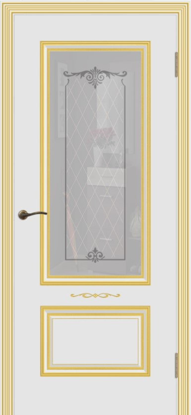 Cordondoor Межкомнатная дверь Аккорд В1 ПО Узор 2, арт. 10857 - фото №2