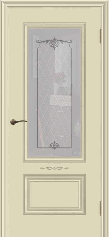 Cordondoor Межкомнатная дверь Аккорд В1 ПО Узор 2, арт. 10857 - фото №1