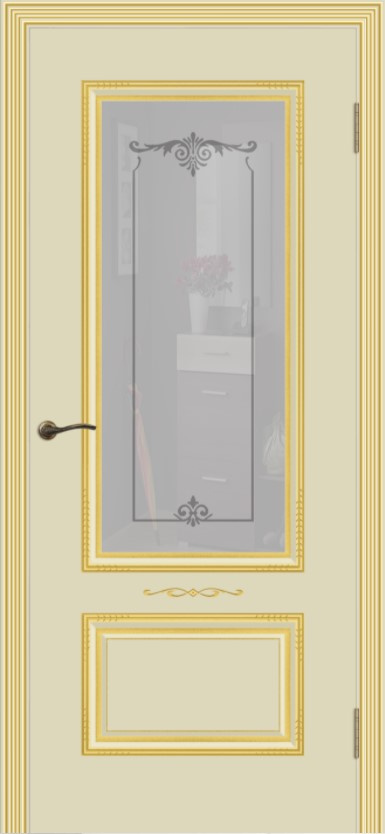 Cordondoor Межкомнатная дверь Аккорд В2 ПО Узор 1, арт. 10859 - фото №1