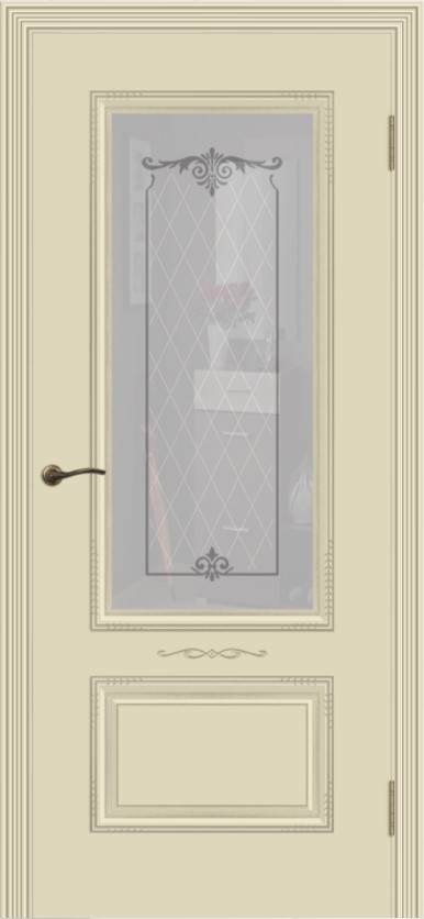Cordondoor Межкомнатная дверь Аккорд В2 ПО Узор 2, арт. 10860 - фото №2