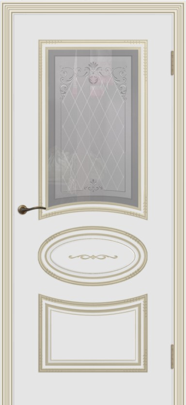 Cordondoor Межкомнатная дверь Ария В2 ПО Узор 3, арт. 10871 - фото №1