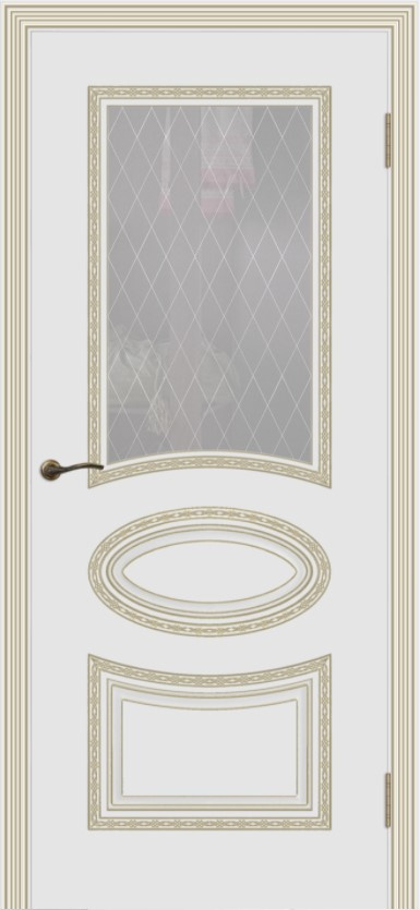 Cordondoor Межкомнатная дверь Ария Корона В1 ПО Узор 1, арт. 10892 - фото №1