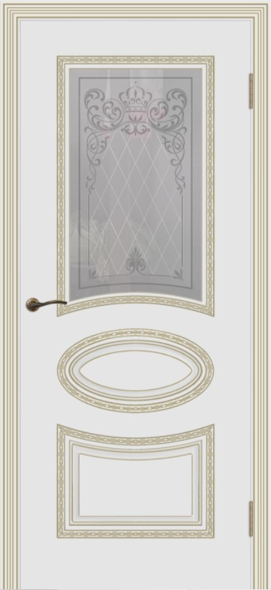Cordondoor Межкомнатная дверь Ария Корона В1 ПО Узор 2, арт. 10893 - фото №1