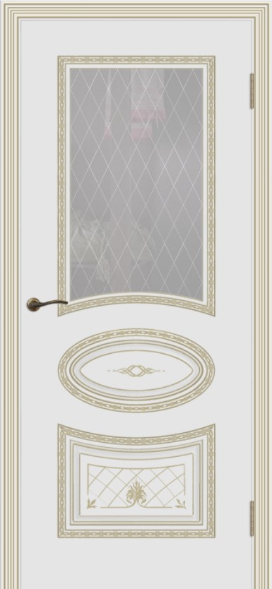 Cordondoor Межкомнатная дверь Ария Корона В3 ПО Узор 1, арт. 10895 - фото №1