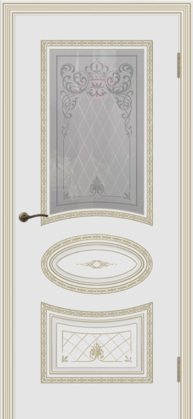 Cordondoor Межкомнатная дверь Ария Корона В3 ПО Узор 2, арт. 10896 - фото №1