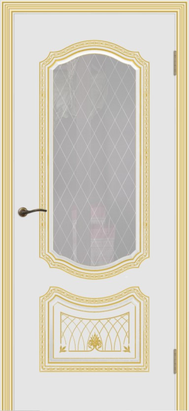 Cordondoor Межкомнатная дверь Соло Корона В3 ПО Узор 1, арт. 10907 - фото №1