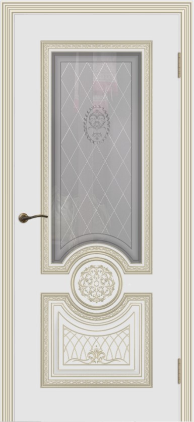 Cordondoor Межкомнатная дверь Гамма Корона В3 ПО Узор 2, арт. 10912 - фото №1