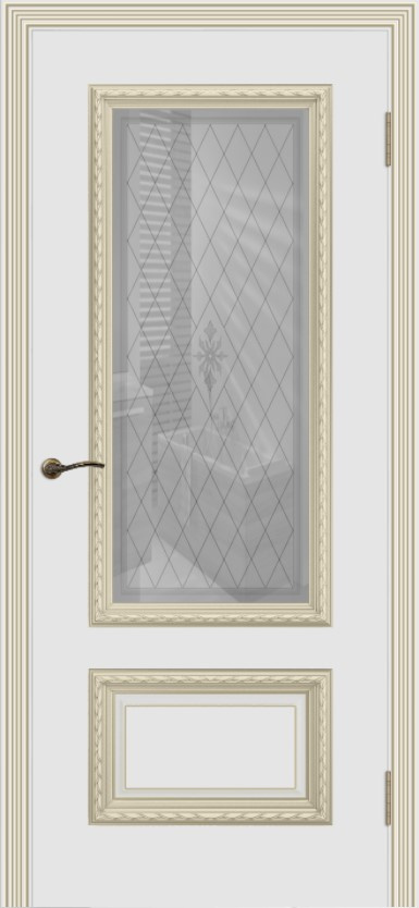 Cordondoor Межкомнатная дверь Дуэт R В1 ПО Узор 1, арт. 10918 - фото №2