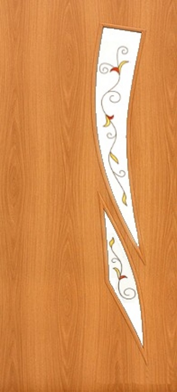 ЕвроОпт Межкомнатная дверь Стрелиция фьюзинг ПО, арт. 11122 - фото №1