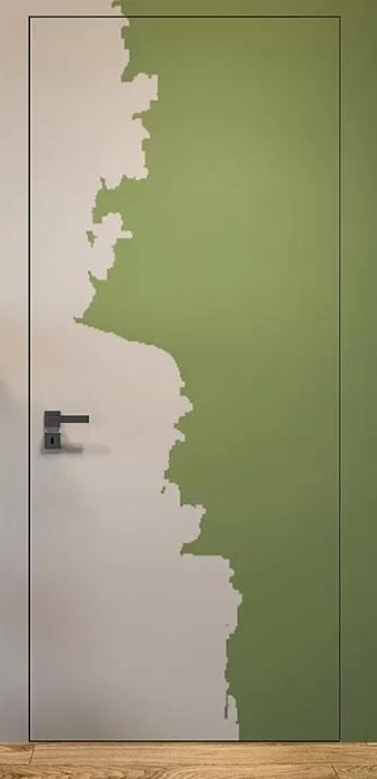 ЕвроОпт Межкомнатная дверь Invisible с ABS кромкой под покраску, арт. 15766 - фото №1